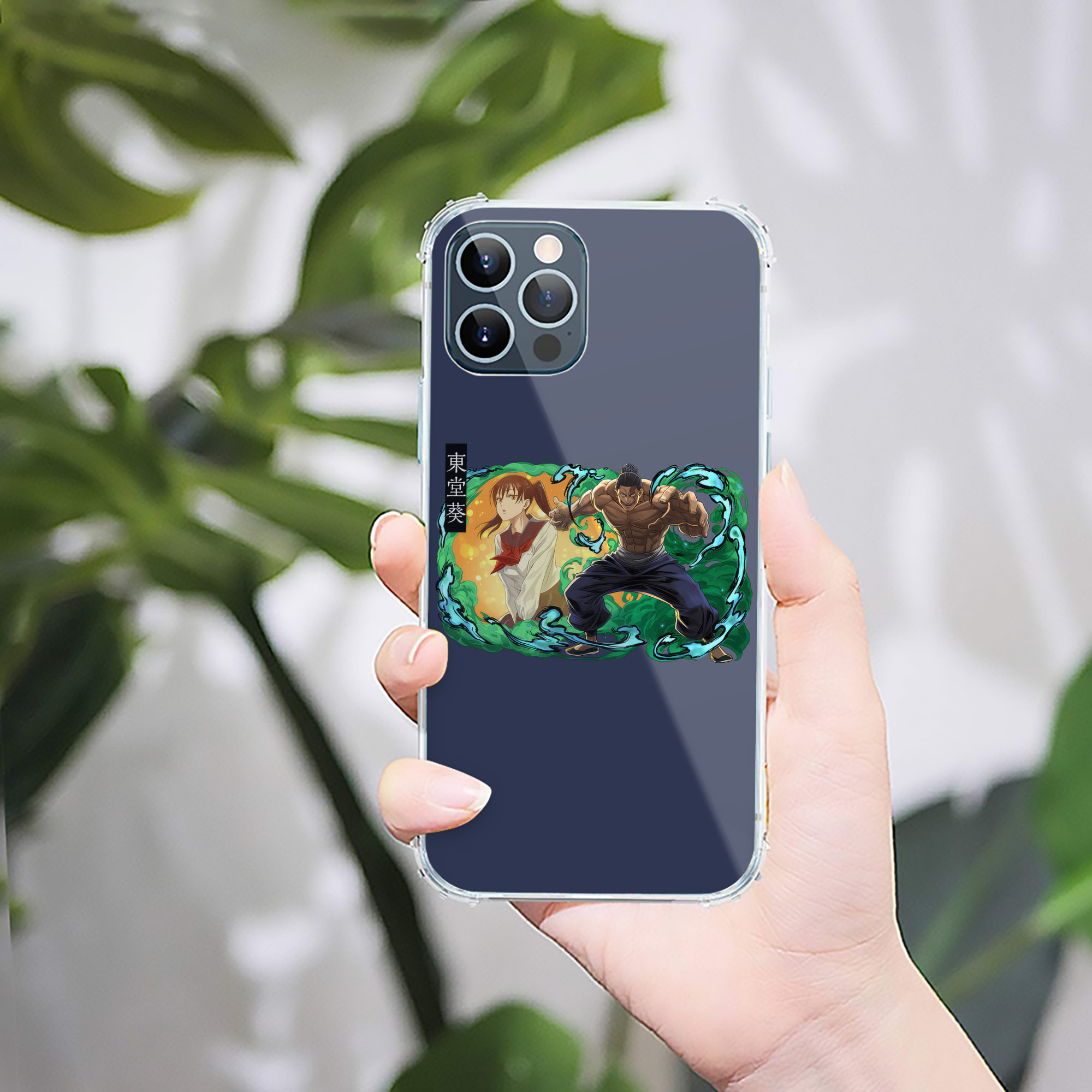 （画像用） 呪術廻戦 Jujutsu Kaisen 【iPhone 12シリーズ対応】透明スマホケース（クリアソフトケース）